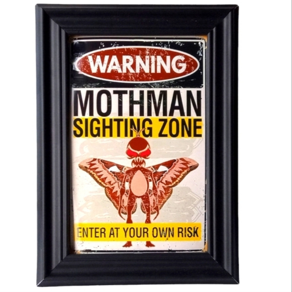 Mothman mystery Super cool warning sign different strange unusual creature Art